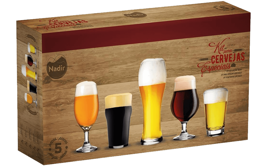 Copos podem ser lavados em lava-louças Conjunto Copos Nadir cervejas kit taças copo tulipa caldereta