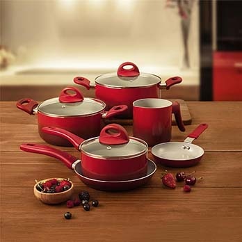 Conjunto de Panelas Ceramic Life da Brinox design