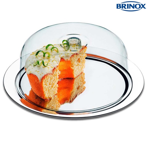 Prato Bolo Brinox Lyon Inox Acrílico 30cm