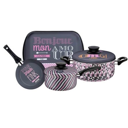 Kit com quatro peças My Lovely Kitchen da Tramontina