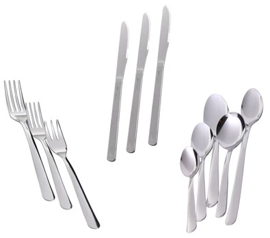 Faqueiro Tramontina Malibu Inox - Design sofisticado com acabamento em alto brilho