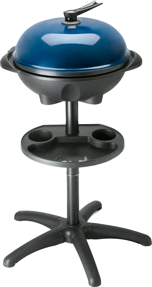 Possui termostato regulável e recipiente de gordura removível Churrasqueira Ford Home Solutions F-2211-1