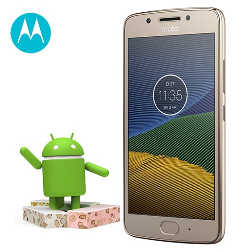 smartphone motorola moto g5 android 7.0 nougat