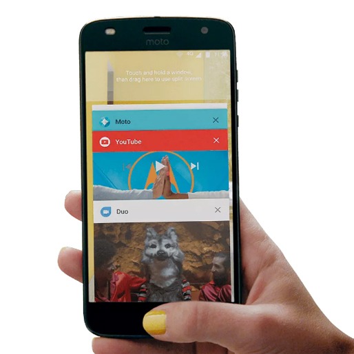 Prático e seguro sensor de impressão digital smartphone motorola moto z2 play sensor impressão digital
