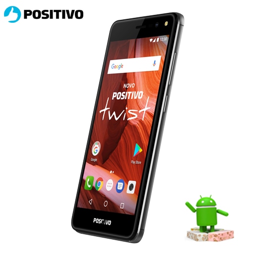 Smartphone com tela LCD de 5 polegadas Smartphone Positivo Twist S511 android nougat Quad-Core tela LCD 5 polegadas