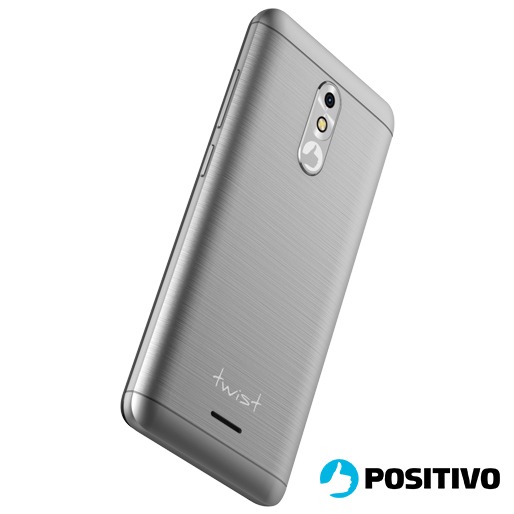 Com bateria de 2.000 mAh para maior autonomia Smartphone Positivo Twist S511 camera 5MP 8mp flash LED