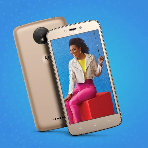 Smartphone Motorola Moto C Plus XT1726 - Ouro Smartphone Motorola Moto C Plus XT1726 Ouro