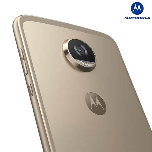 Estrutura única em metal e design premium Smartphone Motorola Moto Z2 Play câmera 12MP 5MP