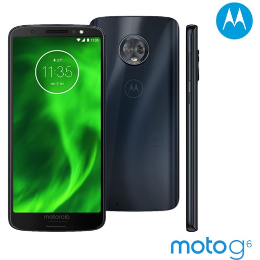 Smartphone Motorola Moto G6 XT1925 Smartphone Motorola Moto G6 XT1925 celular equipamento aparelho