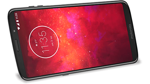 tela do Moto Z3 Play sofisticado Moto Z3 Play