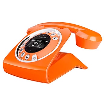 telefone digital sem fio Retro Fashion Sixty Sagemcom Laranja