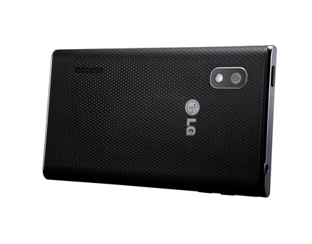 celular desbloqueado LG Optimus L5 Preto horizontal