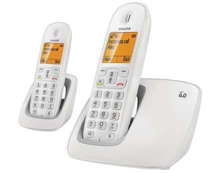 telefone sem fio Philips CD2902W Branco close
