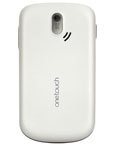 Celular Desbloqueado Alcatel OT900 Branco Câmera 2MP Teclado Qwerty 3G MP3 Rádio FM