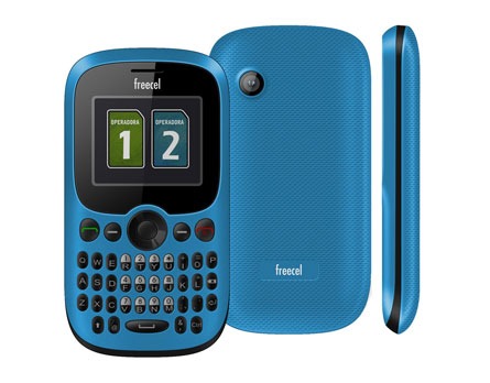 Celular Desbloqueado Freecel 1440 FreeOne Azul Dual Chip Teclado Qwerty Câmera VGA MP3 Player Rádio FM Fone Ouvido