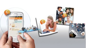 Smartphone Samsung Galaxy S Mensagens Instantâneas