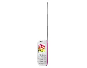 celular desbloqueado Meu SN80 Branco Rosa antena