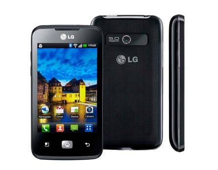 celular desbloqueado LG Optimus HUB E510 Preto