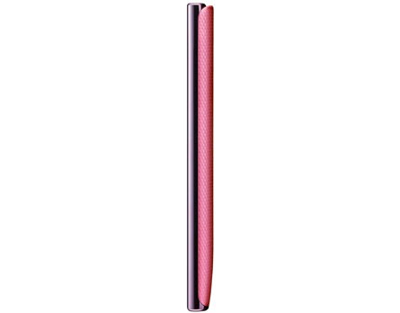 celular desbloqueado LG Optimus L5 Rosa de lado