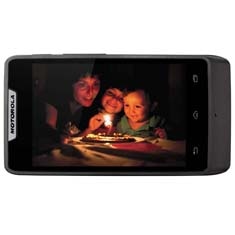 celular desbloqueado Motorola RAZR D1 Preto TIM deitado