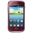celular desbloqueado Samsung Galaxy Young Duos GT S6313T Vermelho de frente