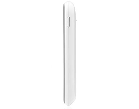 celular desbloqueado Samsung Galaxy Pocket Plus GT S5301 Branco TIM de lado