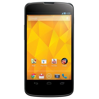 Tela do celular desbloqueado LG Nexus 4 Branco
