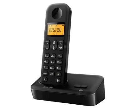 telefone sem fio Philips 1501B Preto