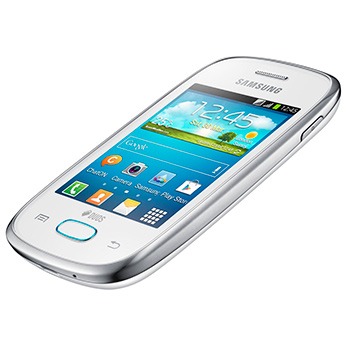 celular desbloqueado Samsung Galaxy Pocket Neo Duos GT S5312 Branco deitado
