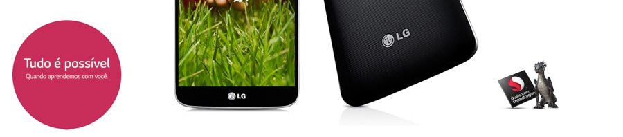 Celular LG G2 com tela de 5.2 polegadas, Android 4.2 e tecnologias 3G/4G