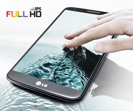 Display de 5.2 polegadas com resolução Full HD e tecnologia IPS