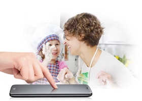 Muita facilidade para ligar e desligar o celular LG G2