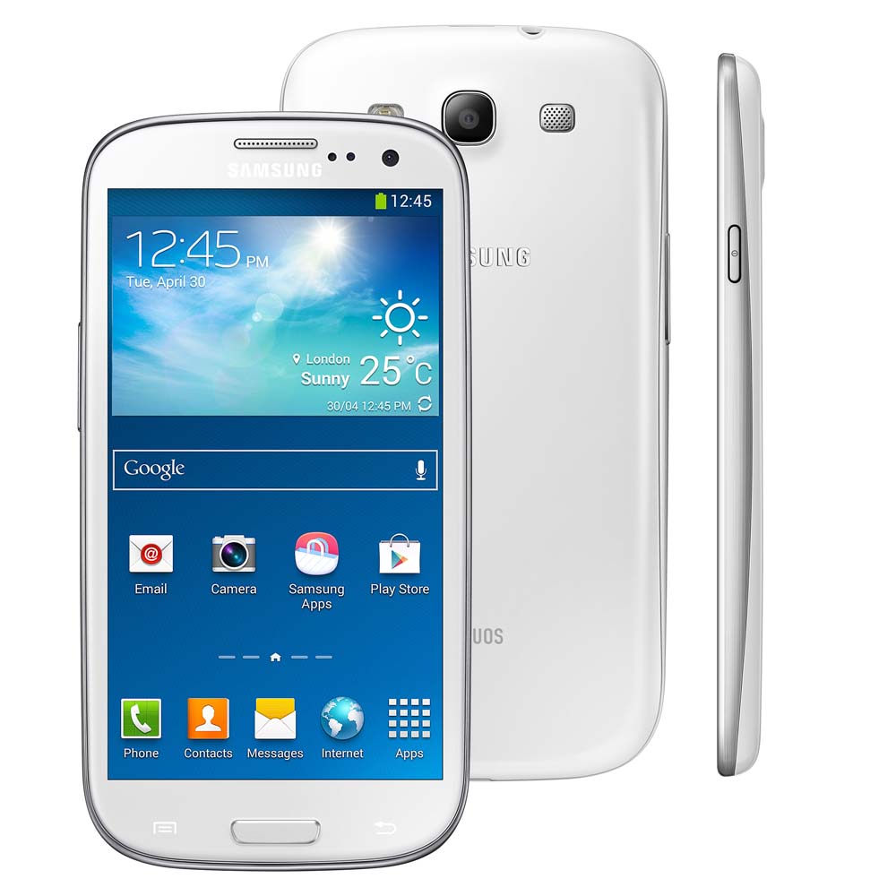 Celular Desbloqueado Samsung Galaxy S III Neo Duos Branco