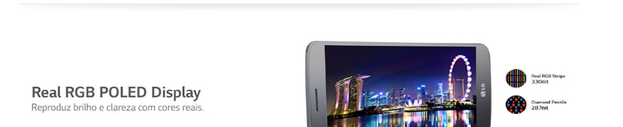 Real RGB POLED Display
