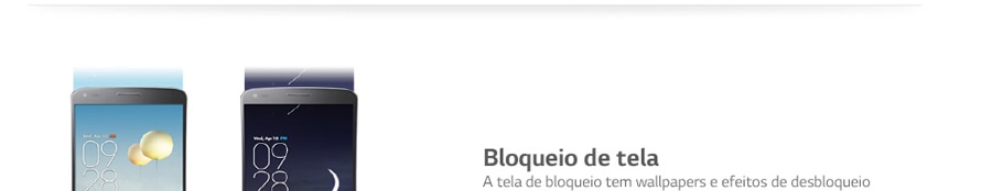 Bloqueio de tela LG Flex