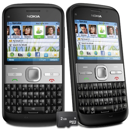 Nokia E5, com conexão wi-fi, 3G e diversos recursos