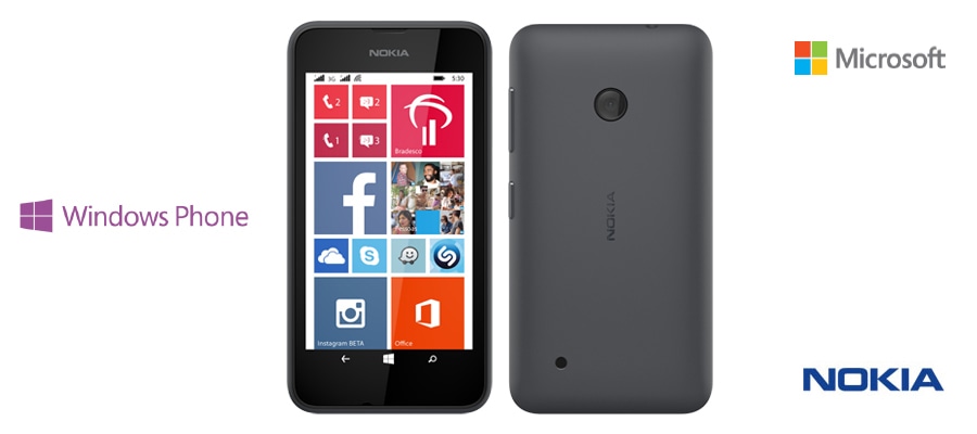 Celular Nokia Lumia 530 Dual Preto