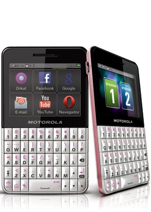 As melhores interfaces num s� celular: Motorola EX119