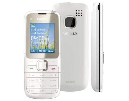 Celular Desbloqueado Claro Nokia C2-00 Dual Chip - Dois chips em um mesmo aparelho! Mais praticidade para você!