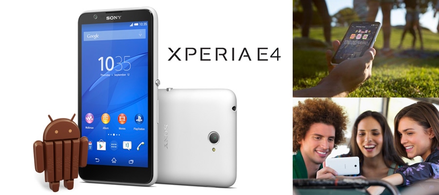 Smartphone Sony Xperia E4 Dual Branco