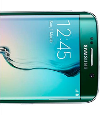 câmera frontal do Galaxy S6 Edge