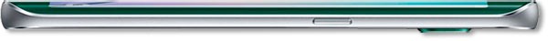 visão lateral do Galaxy S6 Edge