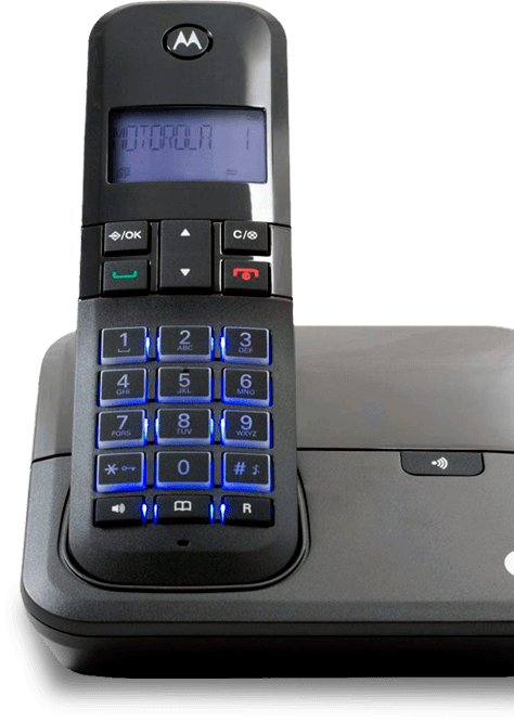 Aparelho de telefone sem fio Motorola MOTO4000