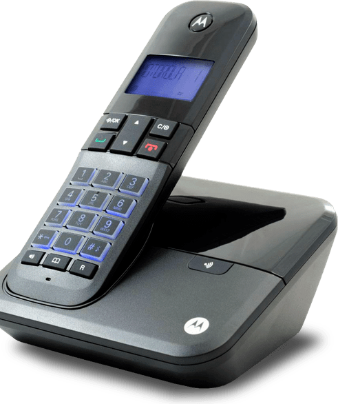 Telefone sem fio Motorola teclado