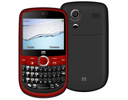 celular desbloqueado ZTE X993 Vermelho