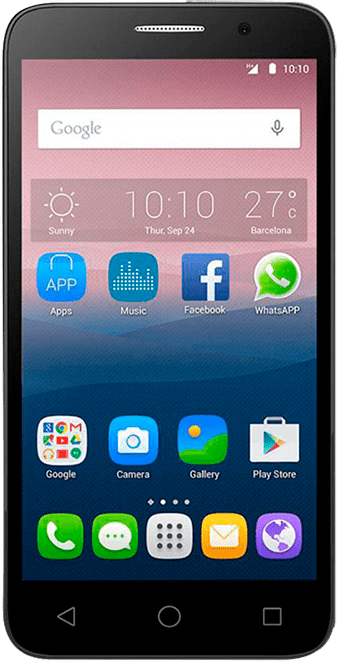 Sistema operacional Android 5.1 Lollipop Celular Alcatel OneTouch Pop3