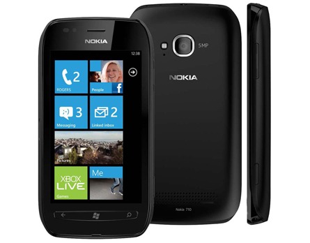 celular desbloqueado Nokia Lumia 710 Preto