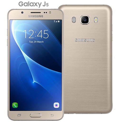 Smartphone Samsung Galaxy J5 Duos Metal Dourado com 16GB, Dual chip, Tela  5.2\