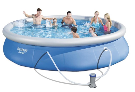 Piscina Bestway Fast Set com Filtro - 9.677 Litros Piscina Bestway Fast Set 57315