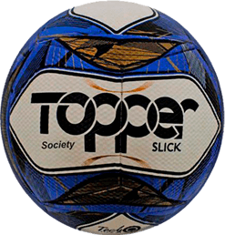 Bola Futebol Campo Topper Slick Azul